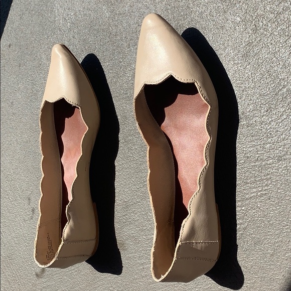 Mia flat pointy tan - Picture 2 of 5